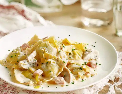 Ravioli Crudo E Brie